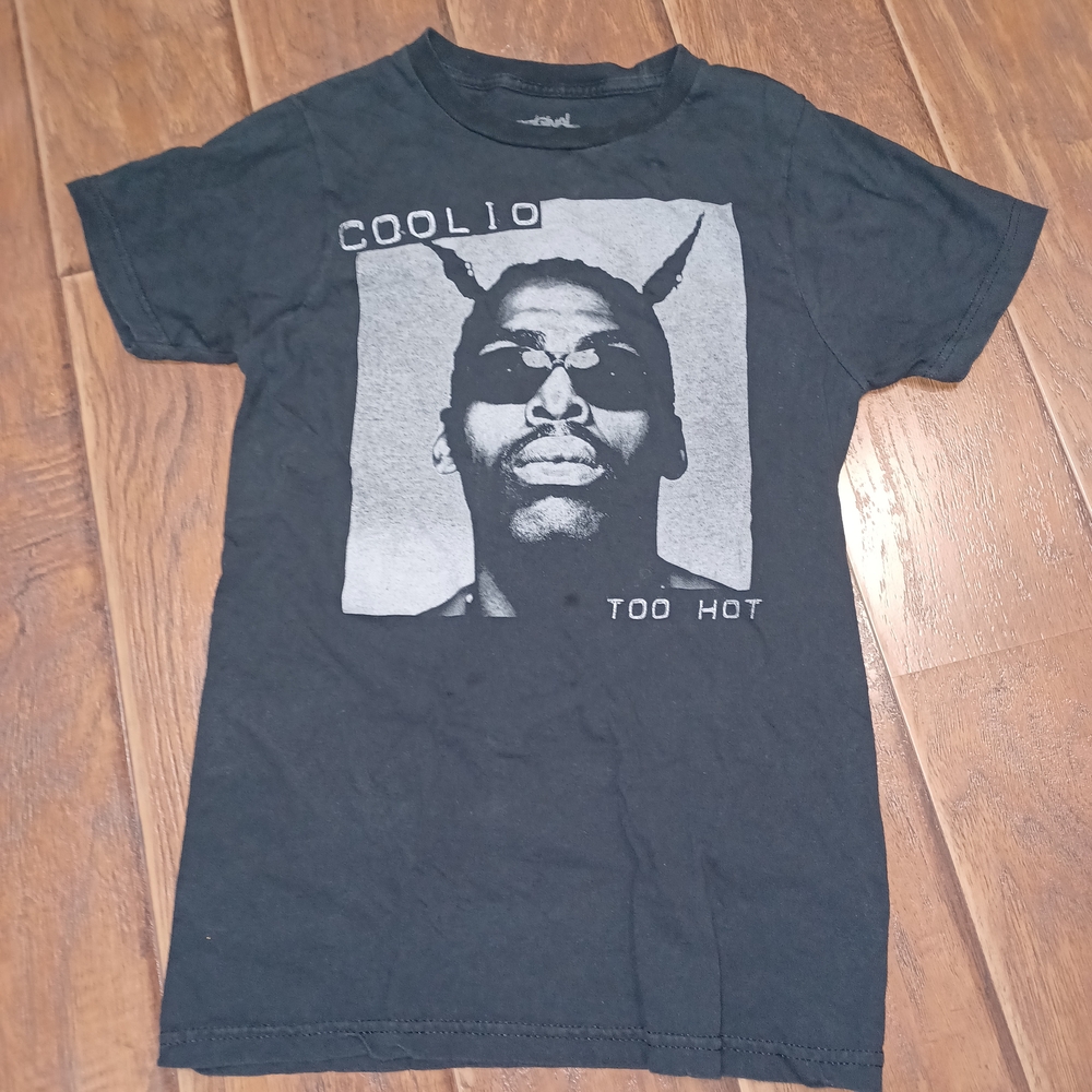 Coolio Black Graphic Short Sleeve Tee